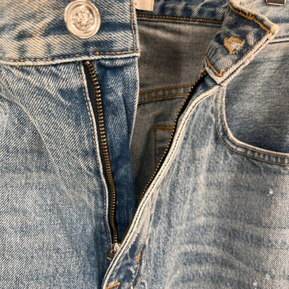 SLVRLAKE London High Rise Straight Jeans Size 31 Heartache Wash - Picture 11 of 16